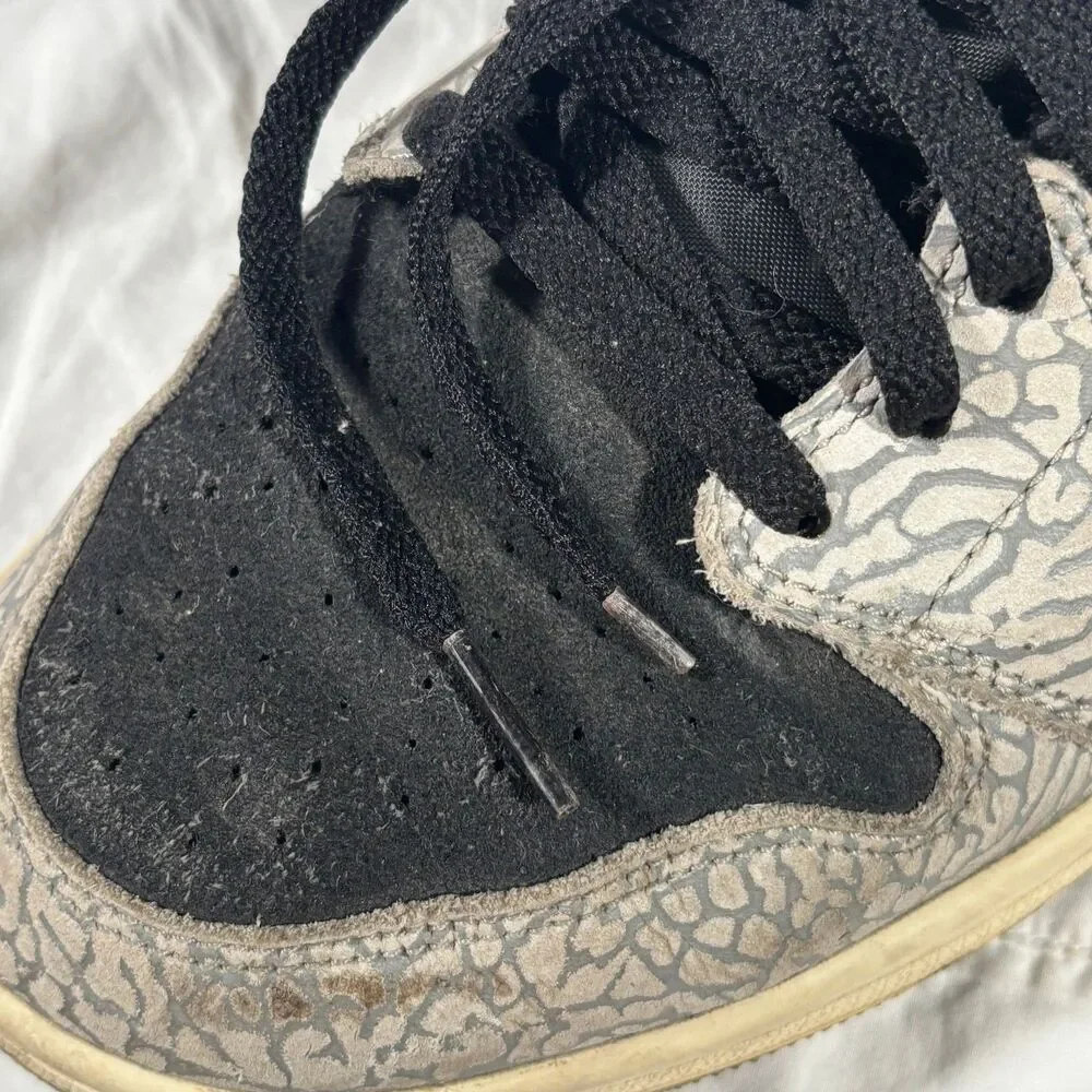 Nike Air Jordan 1 Mid SE Elephant DM1200-016 Size 11 Bent Heel See Photos Rare